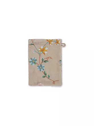 PIP STUDIO | Gant de toilette LES FLEURS 16x22cm Blanc | hellbraun